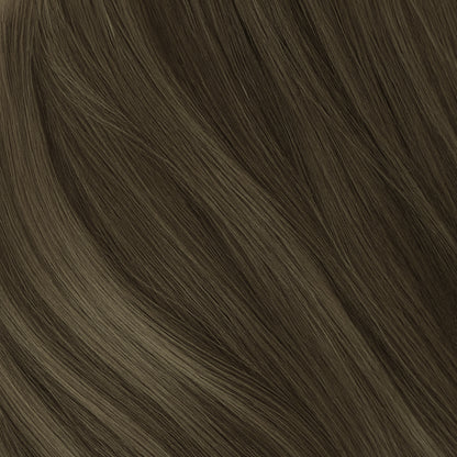 Smoky Taupe | Echthaar Tressen – Invisible Butterfly, glatt (RU)