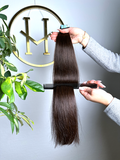 #2E DUNKELBRAUNE TAPE EXTENSIONS 65CM ♡