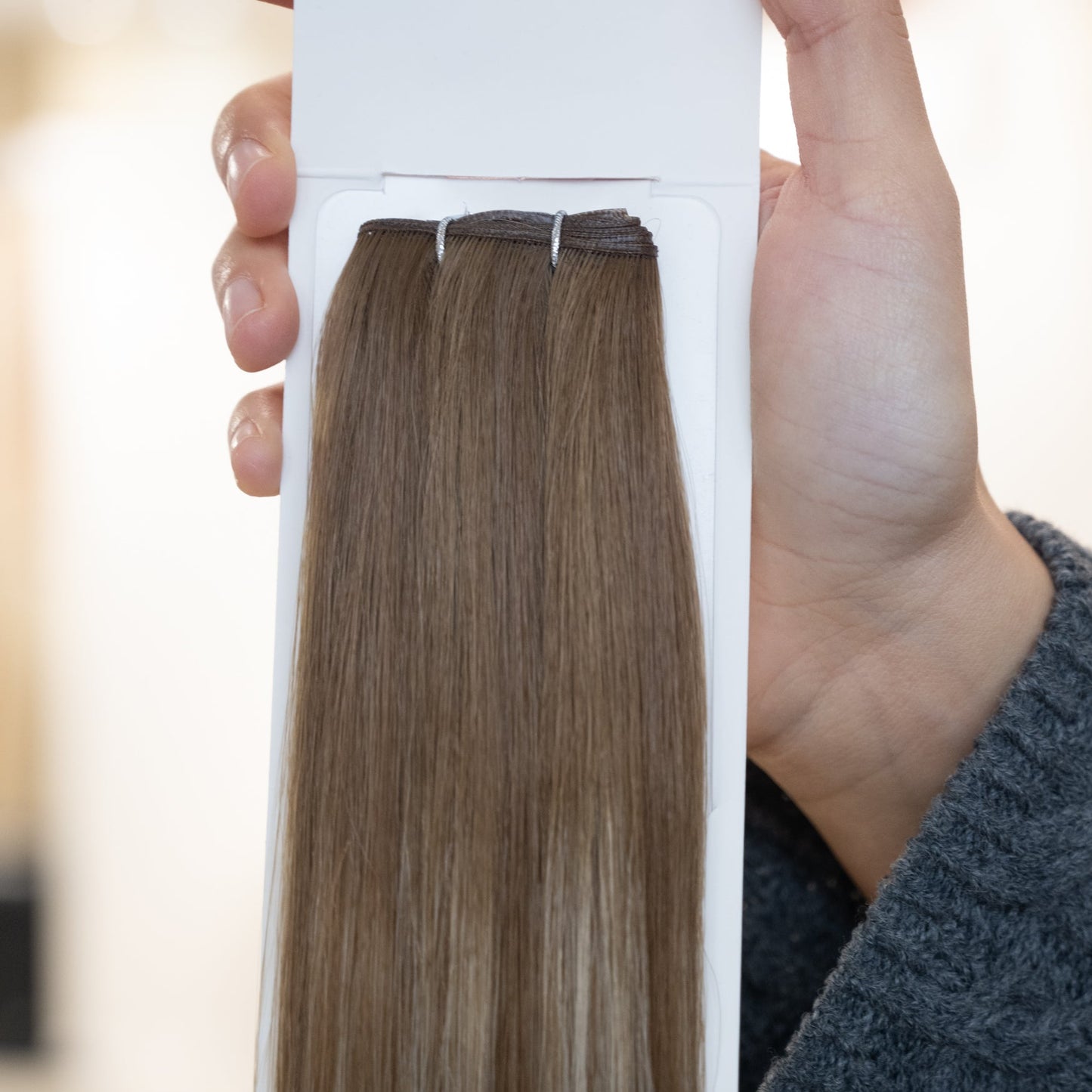 #SUN-KISSED GENIUS WEFT RUSSISCHES GLATTES HAAR  60CM ♡