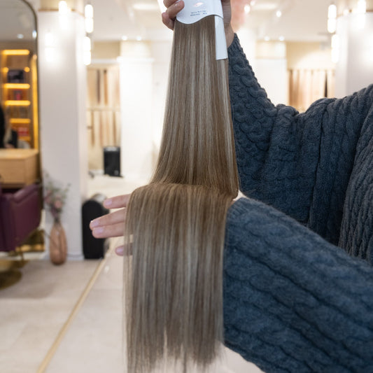 #SUN-KISSED GENIUS WEFT RUSSISCHES GLATTES HAAR  60CM ♡