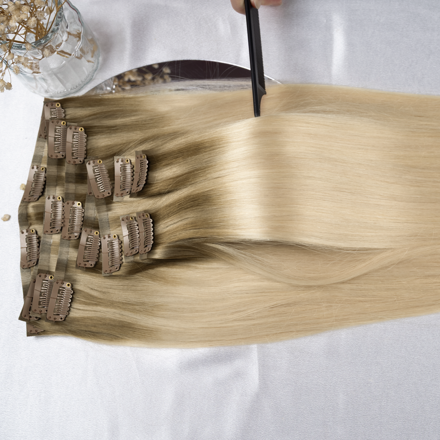 #VANILA OMBRE - INVISIBLE CLIP EXTENSIONS ♡