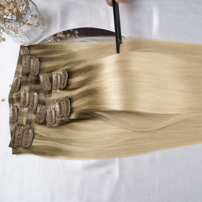 #VANILA OMBRE - INVISIBLE CLIP EXTENSIONS ♡