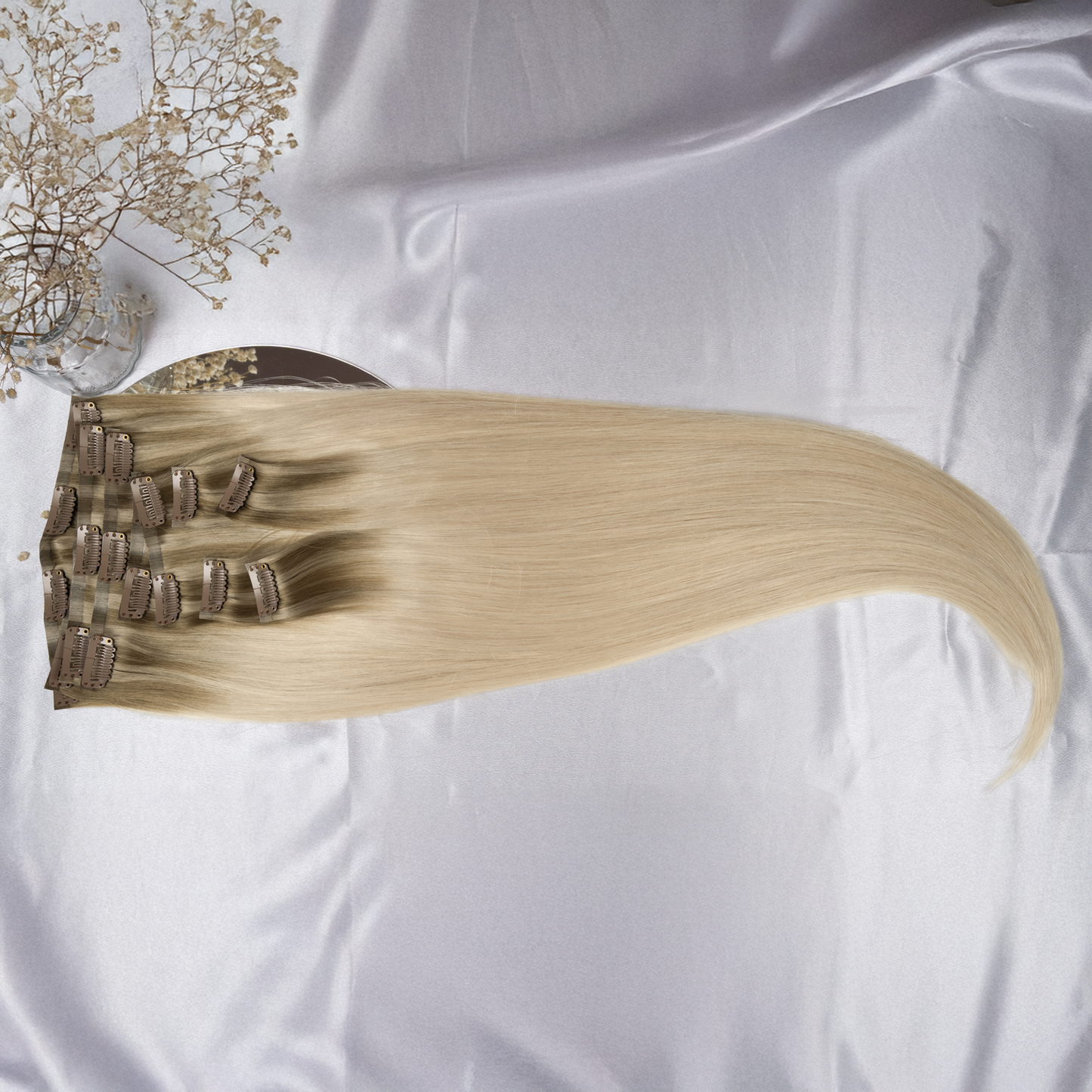 #VANILA OMBRE - INVISIBLE CLIP EXTENSIONS ♡