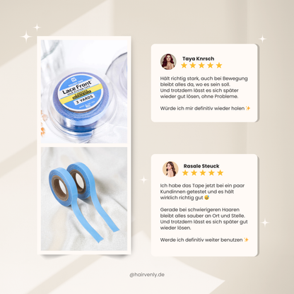Lace Front Tape Kleber 2,7 m – extra starker Halt für Tape Extensions & Haarverlängerung