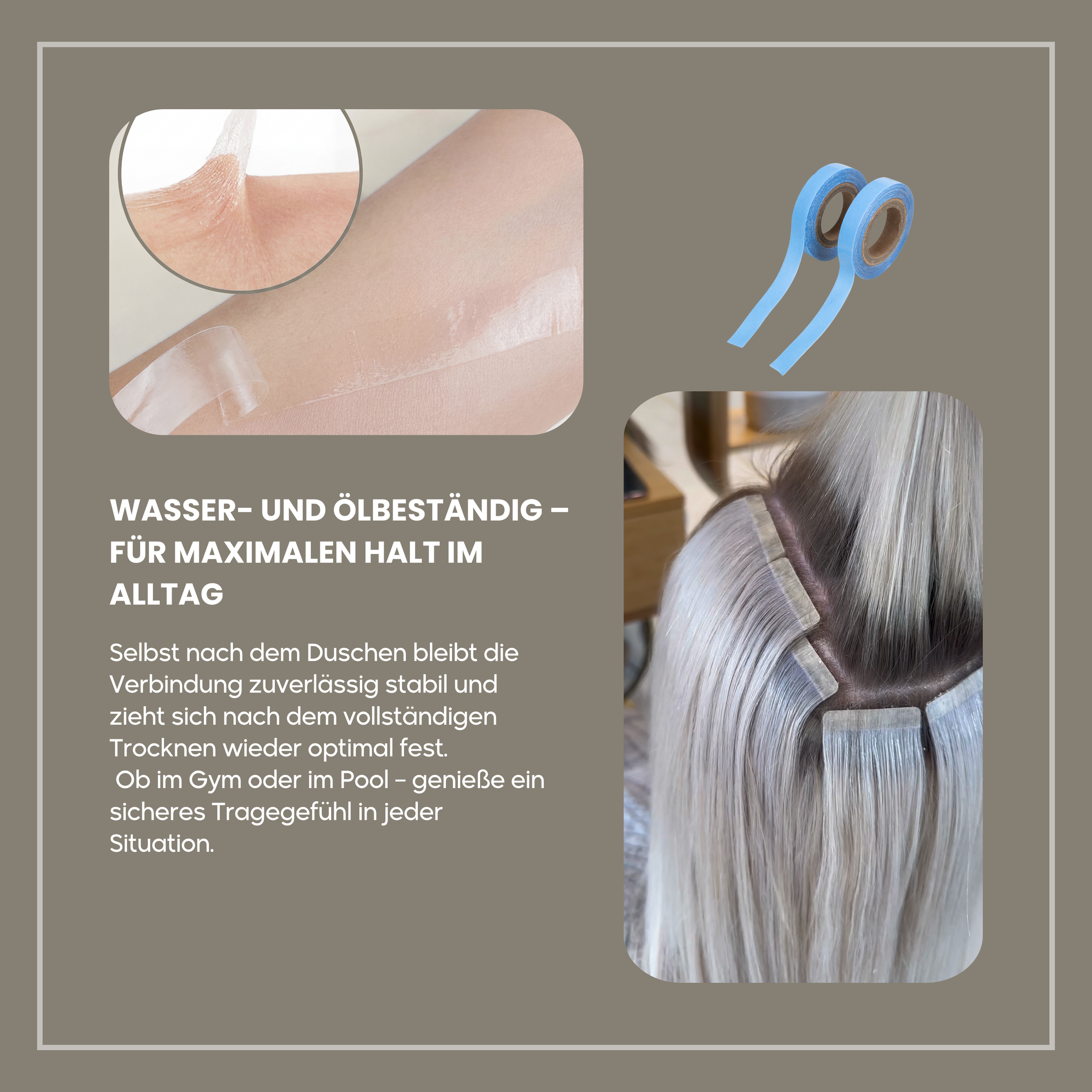 Lace Front Tape Kleber 2,7 m – extra starker Halt für Tape Extensions & Haarverlängerung