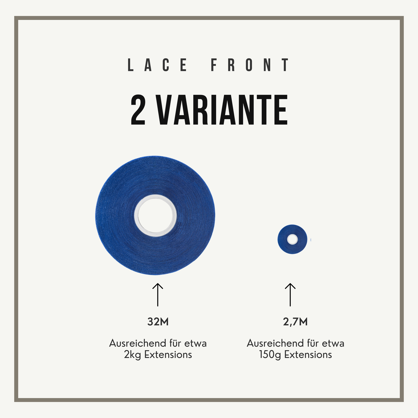 Lace Front Tape Kleber 2,7 m – extra starker Halt für Tape Extensions & Haarverlängerung