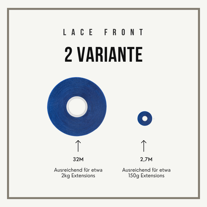 Lace Front Tape Kleber 2,7 m – extra starker Halt für Tape Extensions & Haarverlängerung