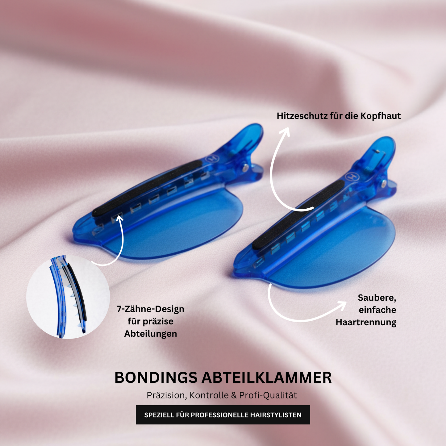 Bondings Abteilklammer für Extensions – präzises & schnelles Arbeiten