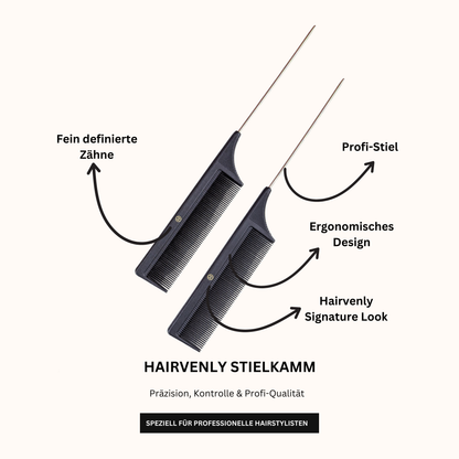 Stielkamm für Extensions – präzises Abteilen & professionelles Styling