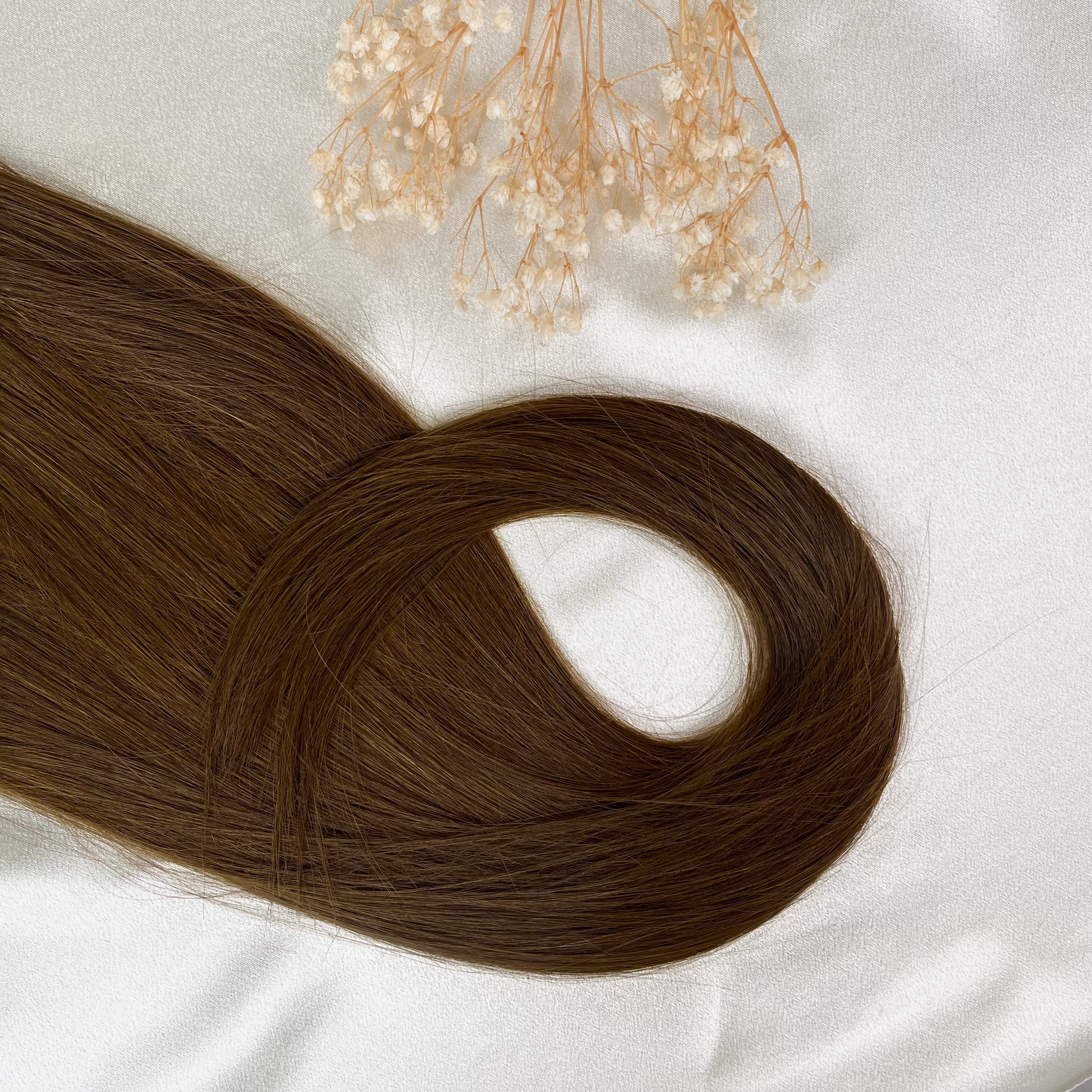 Autumn | Echthaar Tressen – Invisible Butterfly, glatt (RU)