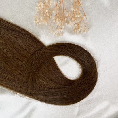 Autumn | Echthaar Tressen – Invisible Butterfly, glatt (RU)