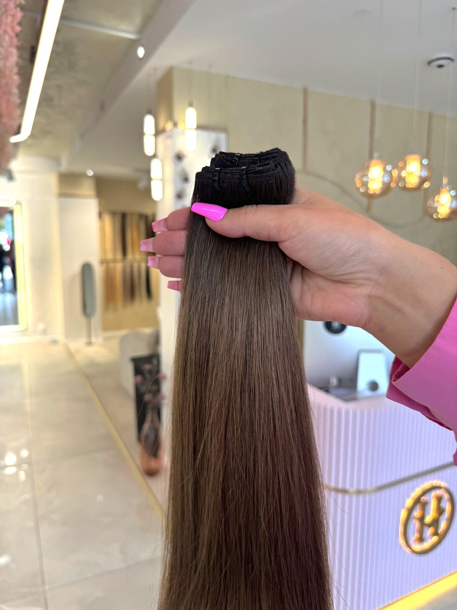 #3T8A US WELLIGE TRESSE ECHTHAAR CLASSIC TRESSEN 65CM ♡