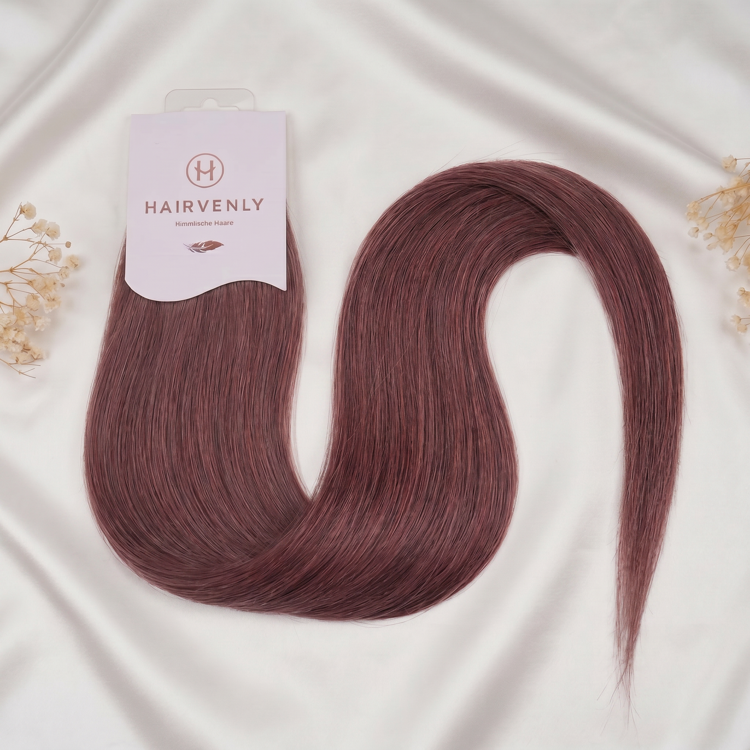#BERRY VELVET STANDARD RUSSISCHE TAPE EXTENSIONS GLATT ♡