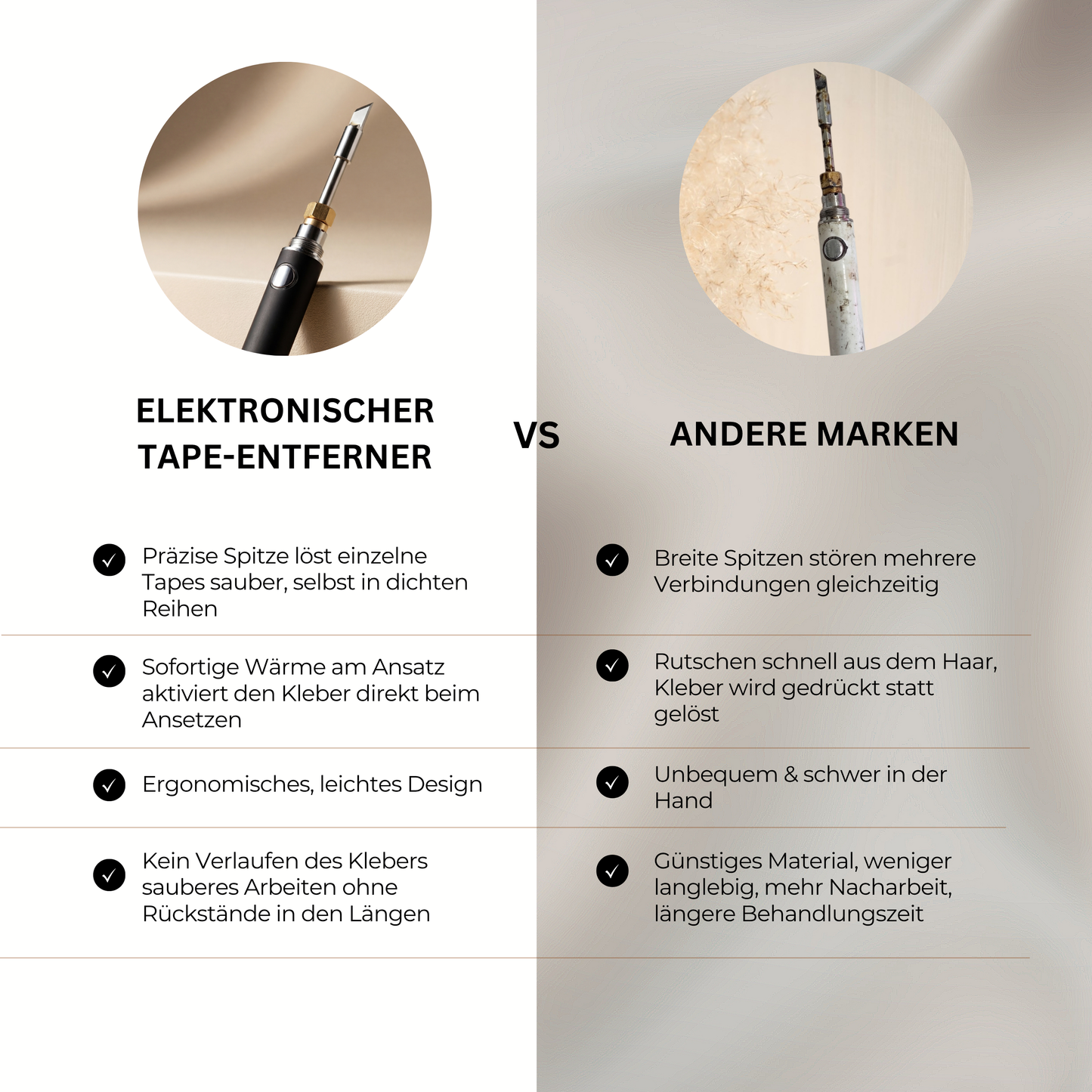 Tape Entferner Gerät für Extensions – elektrisch & professionell