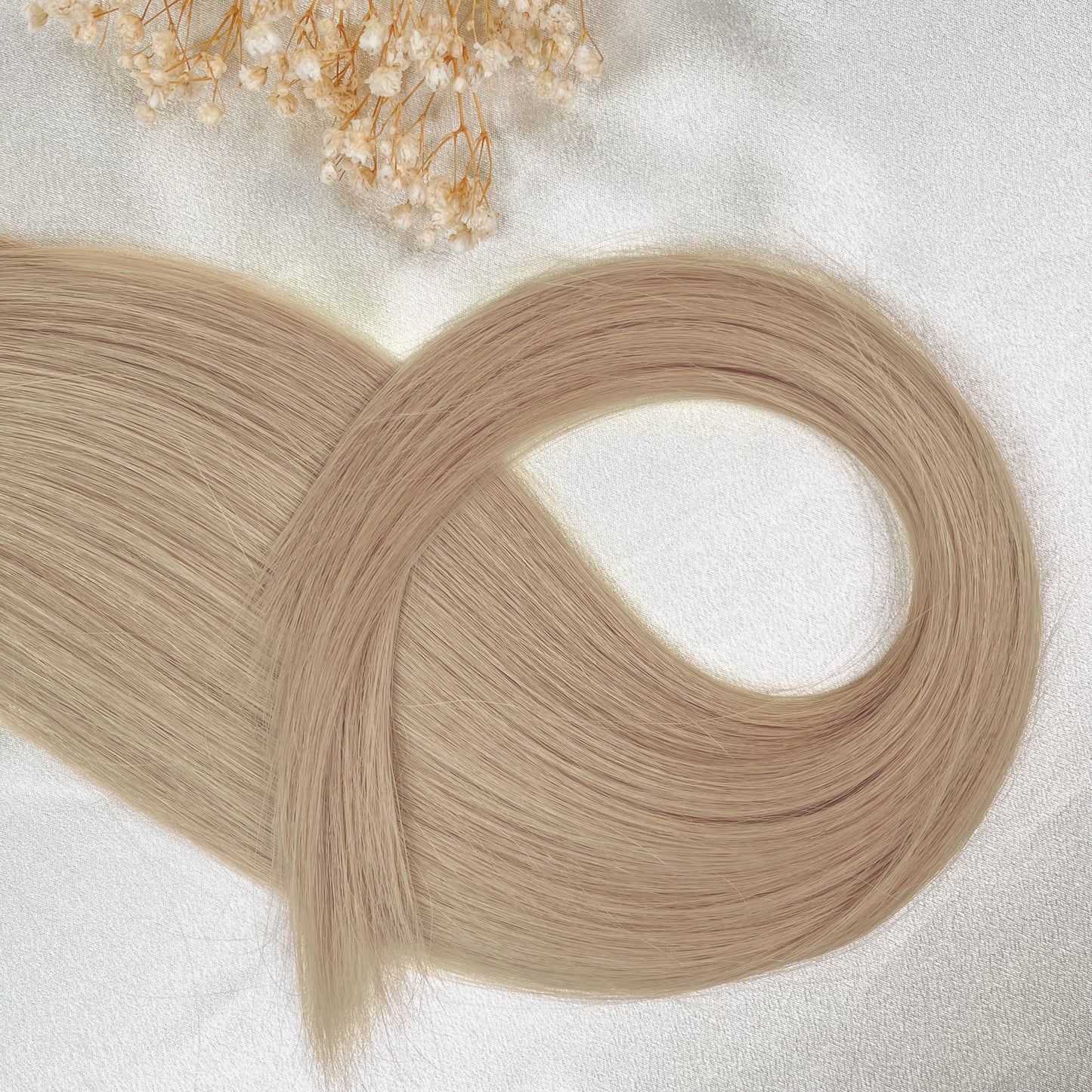 Bisquid Blonde | Echthaar Tressen – Invisible Butterfly, glatt (RU)