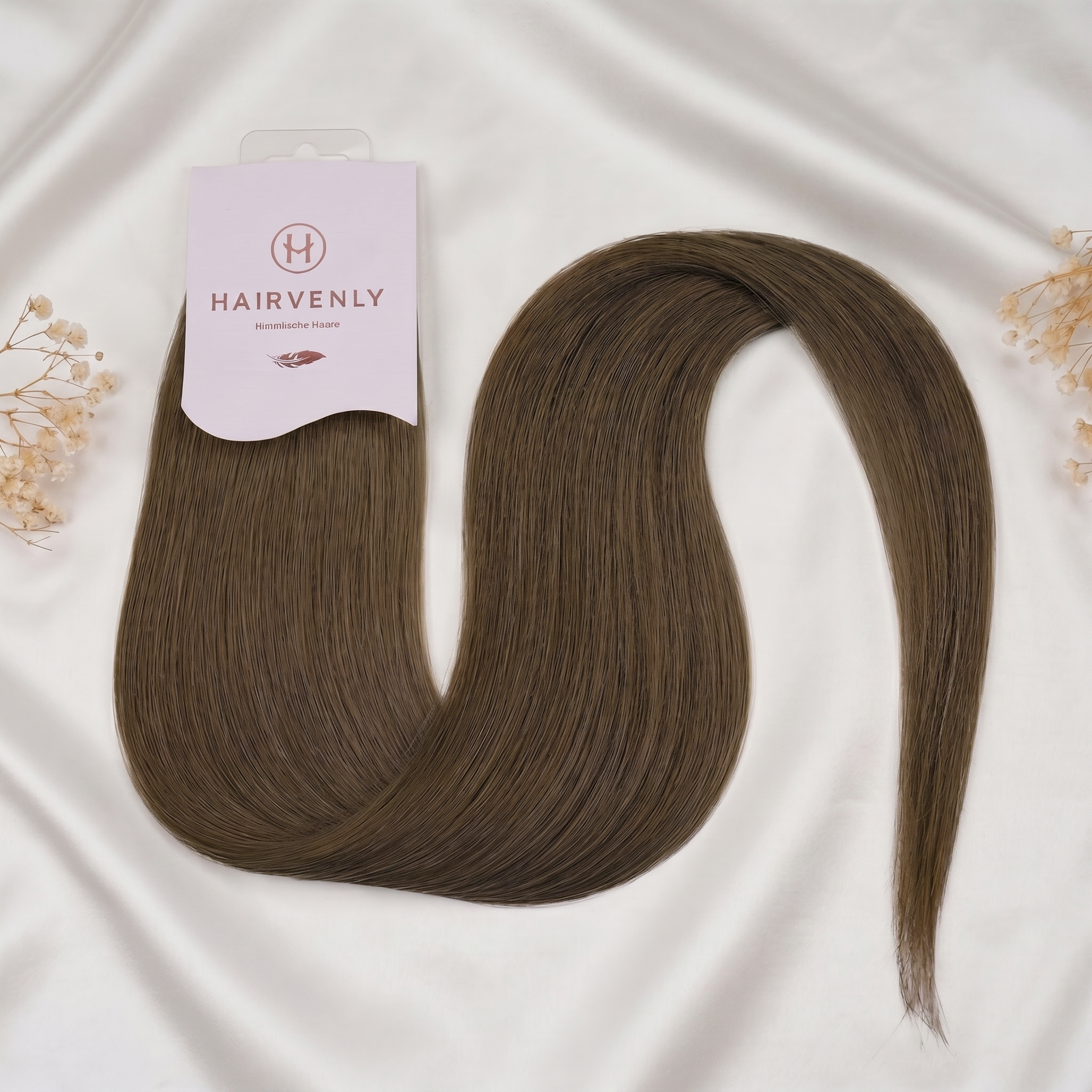 #BITTER CACAO STANDARD RUSSISCHE TAPE EXTENSIONS GLATT ♡