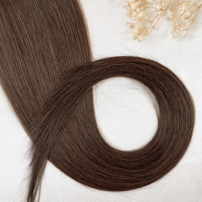 #BITTER CACAO STANDARD RUSSISCHE TAPE EXTENSIONS GLATT ♡