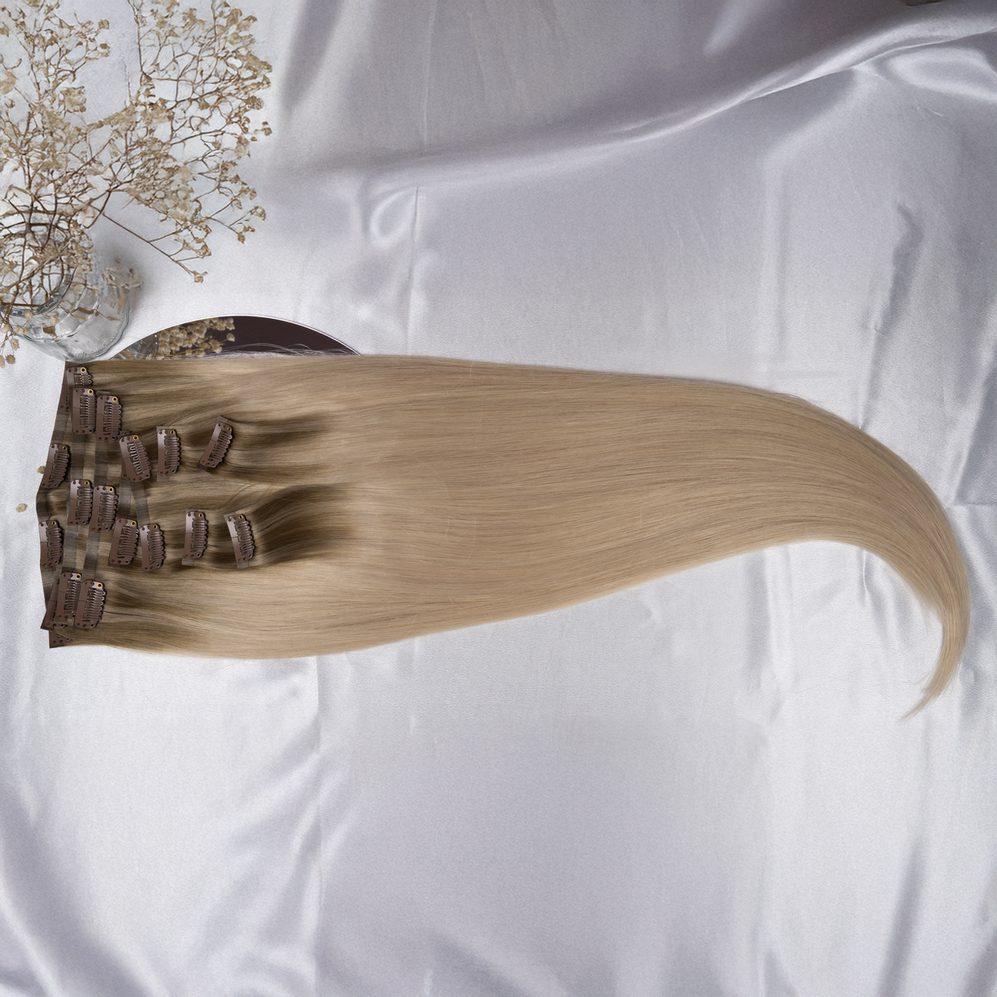 #VANILA OMBRE - INVISIBLE CLIP EXTENSIONS ♡