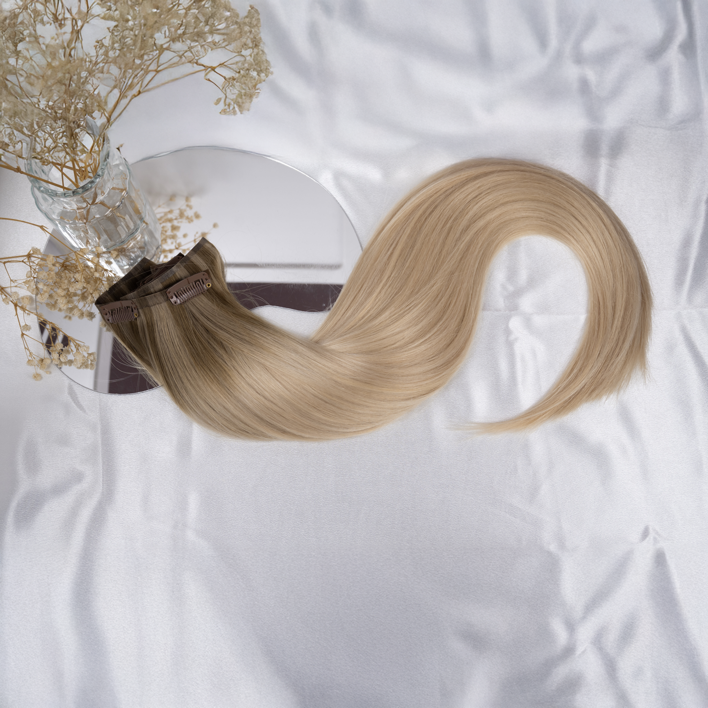 #VANILA OMBRE - INVISIBLE CLIP EXTENSIONS ♡