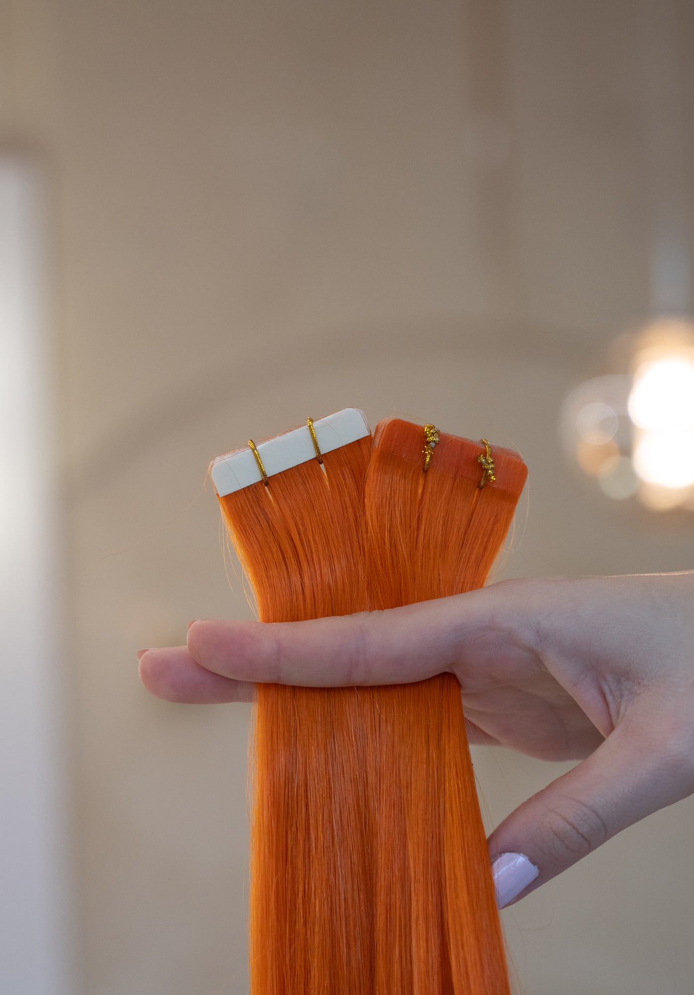 #ORANGE US WELLIGE TAPE EXTENSIONS 65CM ♡