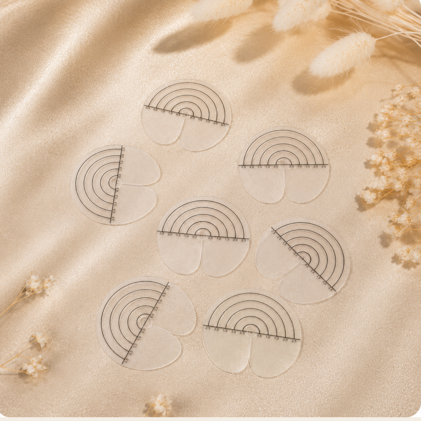 Bonding Platzierungsschablone mit Skala (25er-Set)