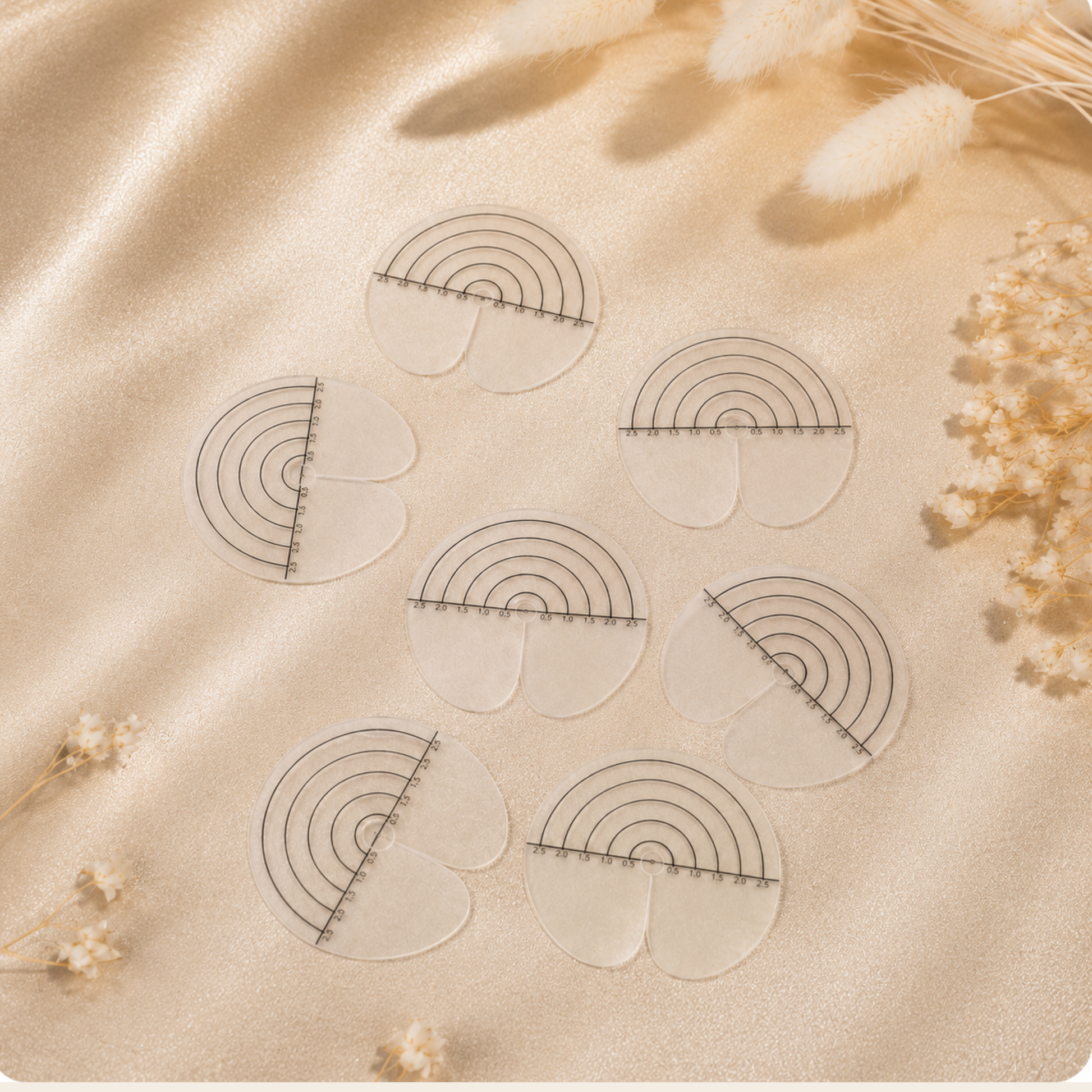 Bonding Platzierungsschablone mit Skala (25er-Set)