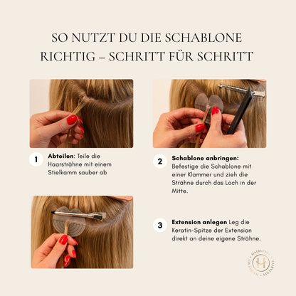 Bonding Platzierungsschablone mit Skala (25er-Set)