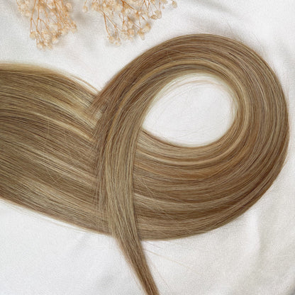 #CARAMEL FUDGE STANDARD RUSSISCHE TAPE EXTENSIONS GLATT ♡