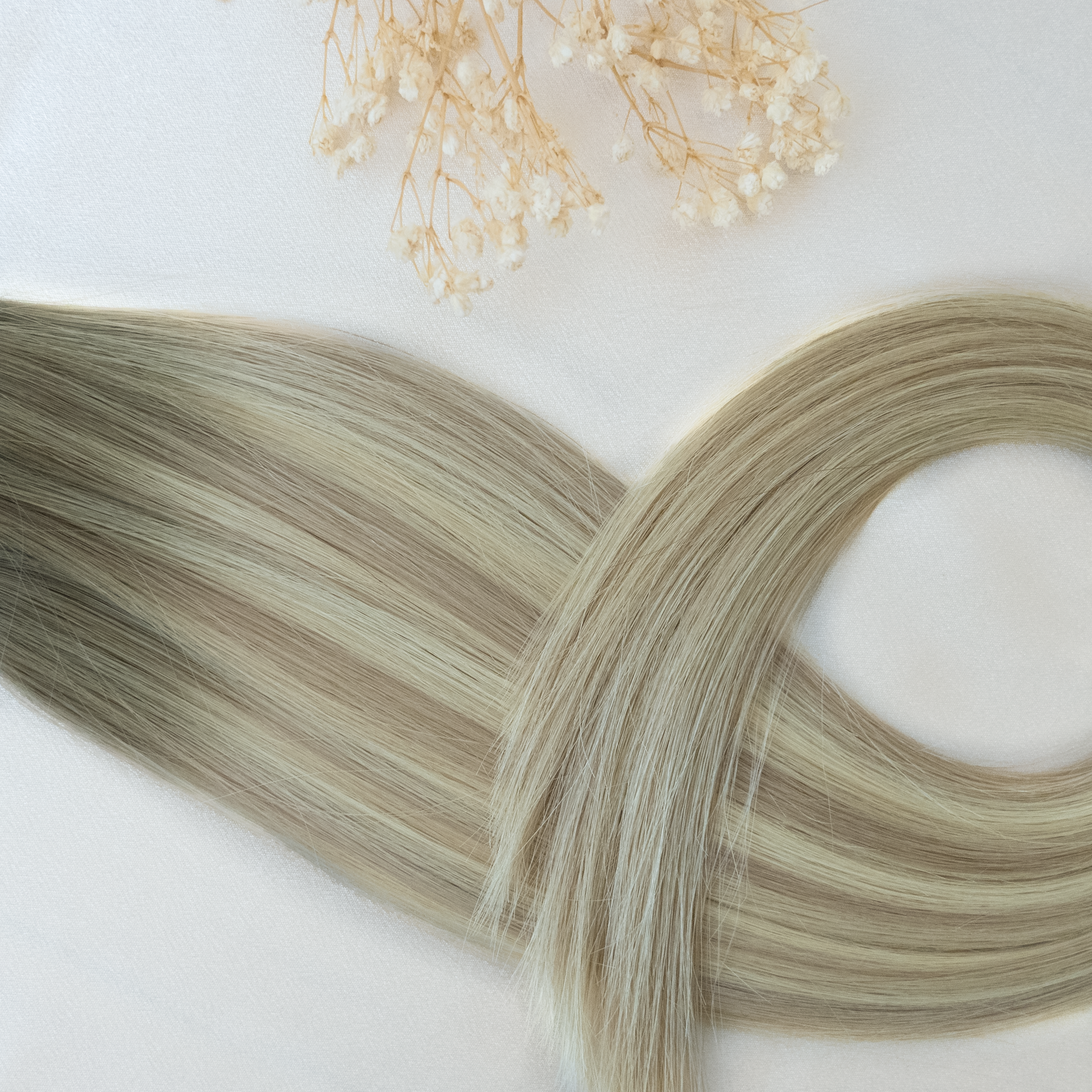 Cool Toned | Echthaar Tressen – Invisible Butterfly, glatt (RU)