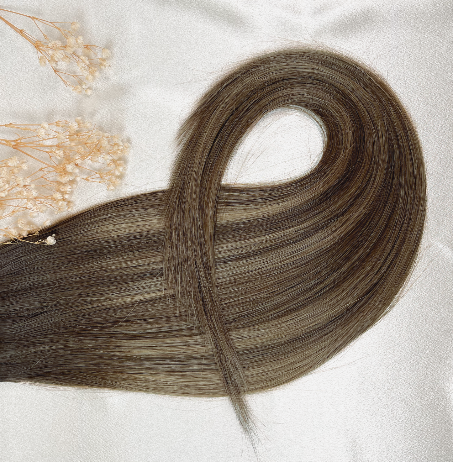 Dubai | Echthaar Tressen – Invisible Butterfly, glatt (RU)