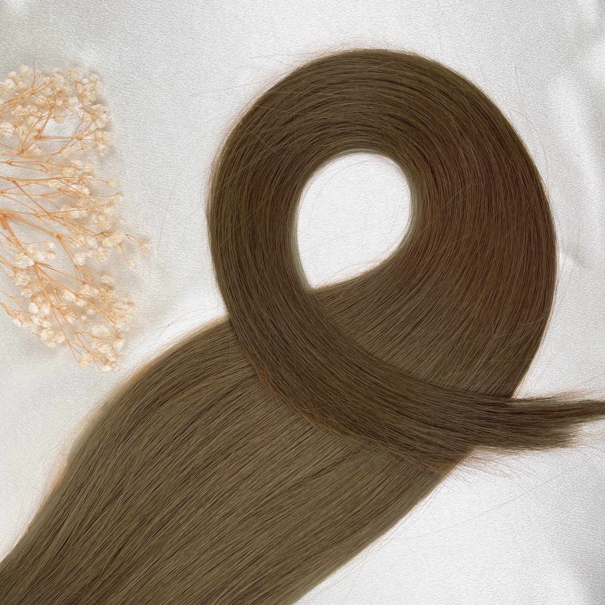 Fawn | Echthaar Tressen – Invisible Butterfly, glatt (RU)