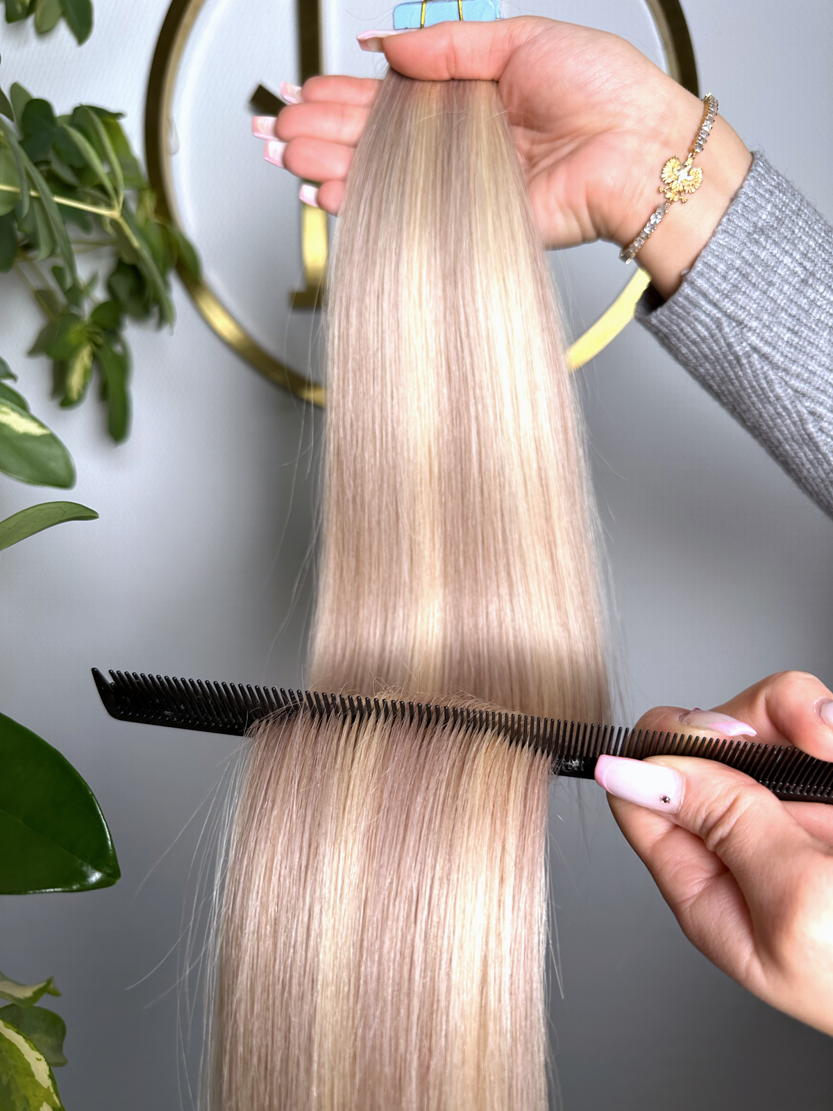 #VIKING BLOND  US WELLIGE 45CM TAPE EXTENSIONS ♡