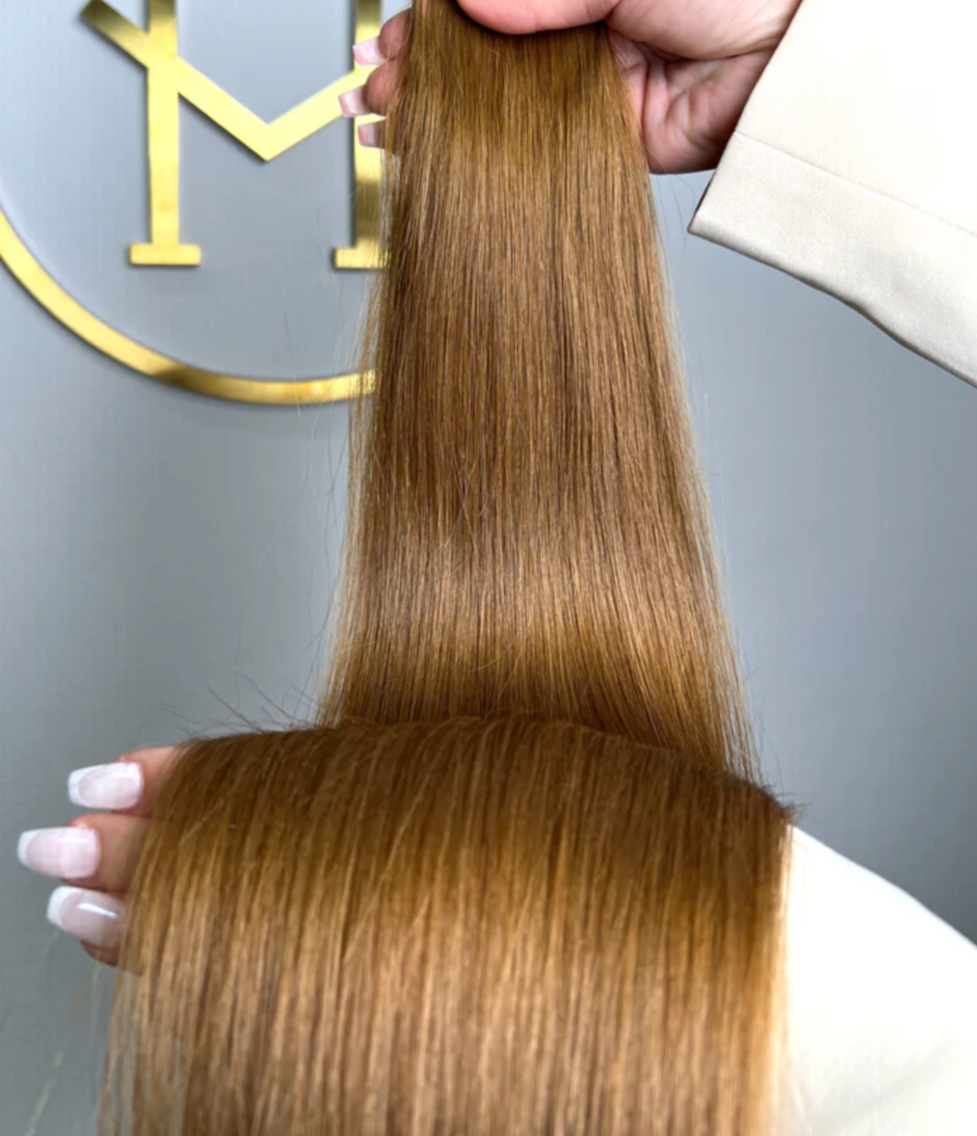 Glow | Echthaar Tressen – Invisible Butterfly, glatt (RU)