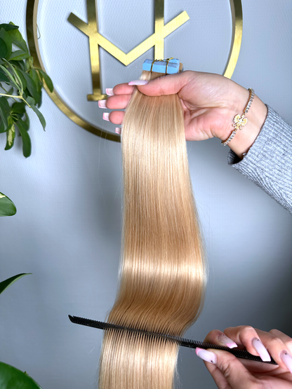 #24 SAND BLONDE TAPE EXTENSIONS 65CM ♡