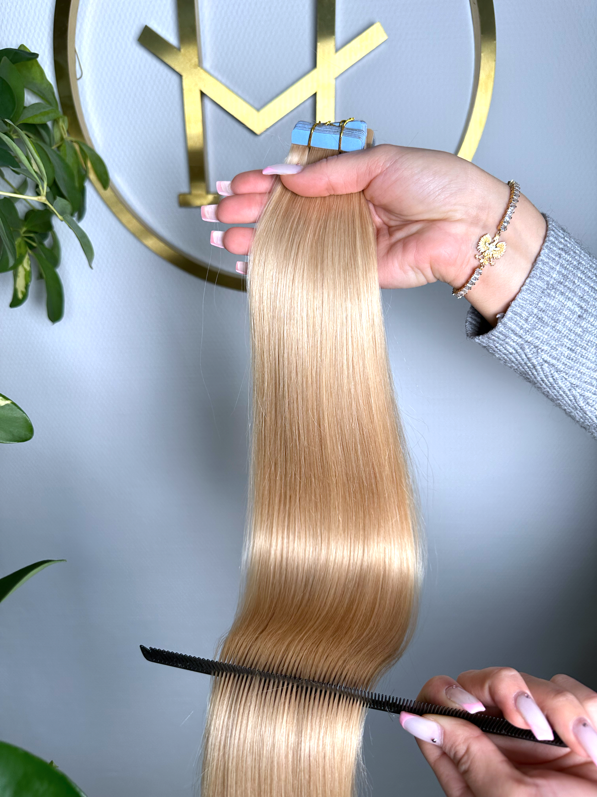 #24A 45CM SANDBLONDE TAPE EXTENSIONS  ♡