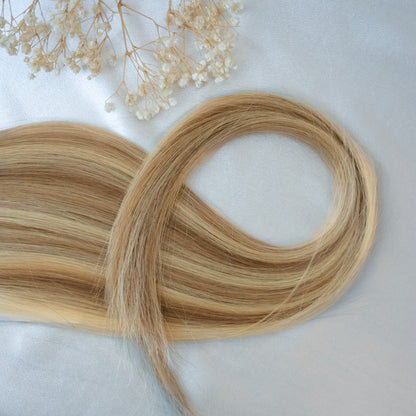#MACADAMIA GLOW STANDARD RUSSISCHE TAPE EXTENSIONS GLATT ♡