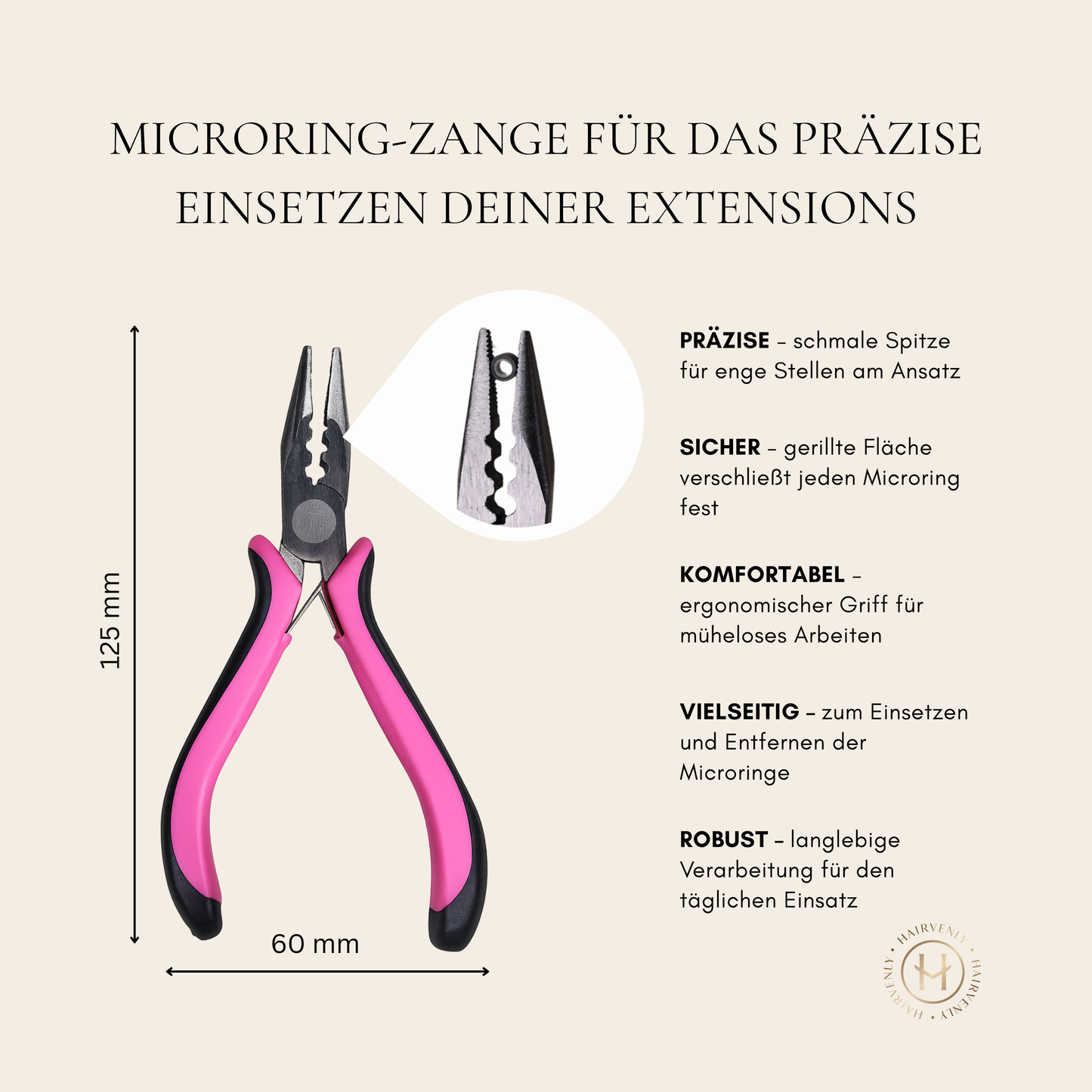 Microring Werkzeug-Set: Zange & Ziehschlaufe