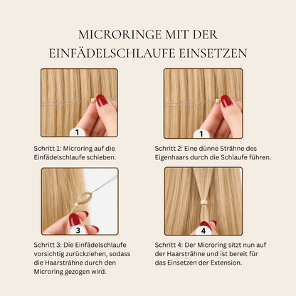 Hairvenly Microringe mit Silikon