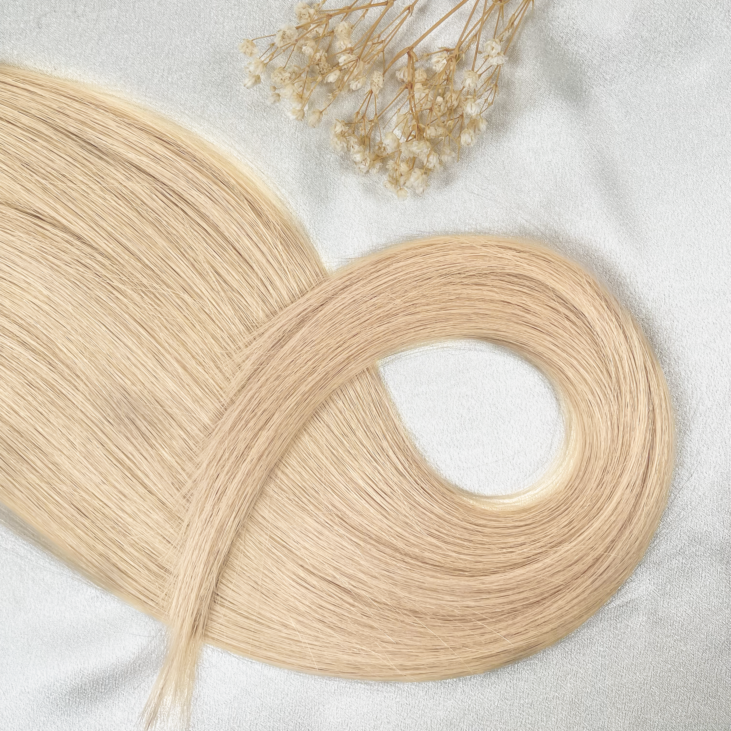 Norwegian | Echthaar Tressen – Invisible Butterfly, glatt (RU) ♡