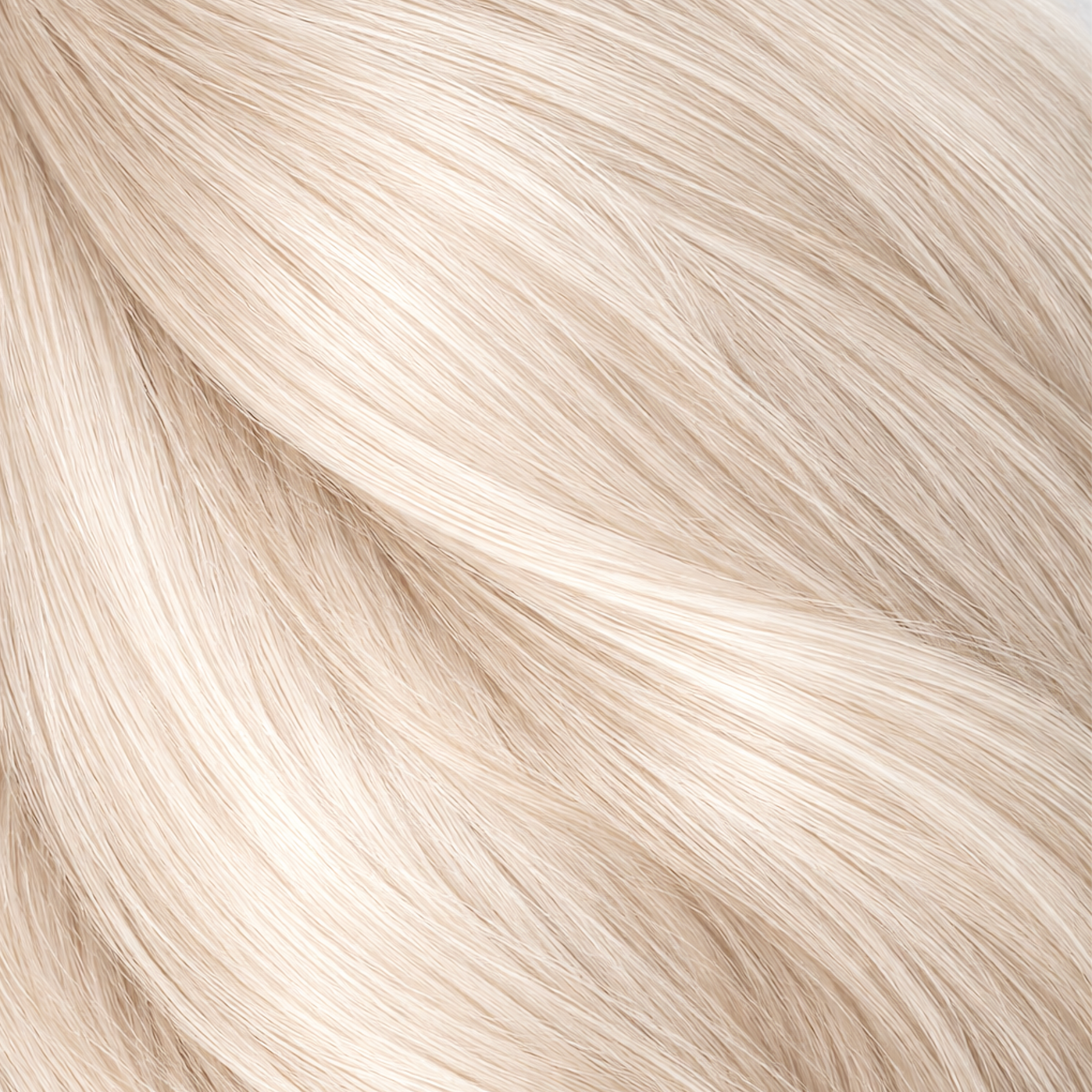 #PEARL WHITE - INVISIBLE CLIP EXTENSIONS ♡