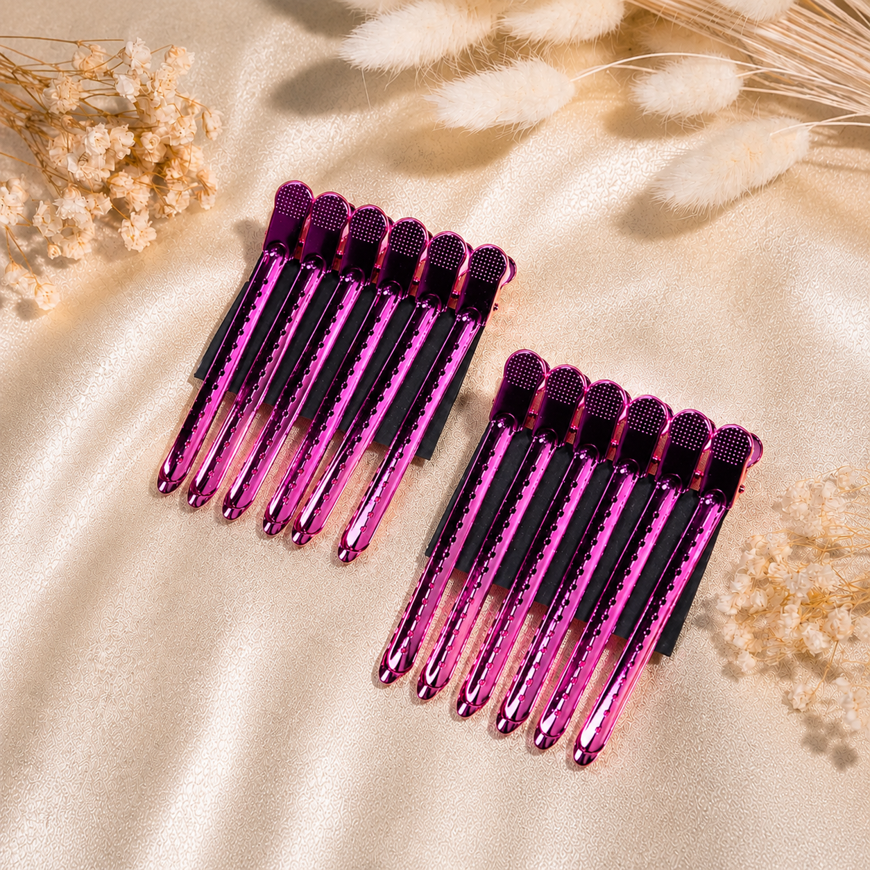 Premium Abteilklammern 12 Stück – Friseur Abteilclips