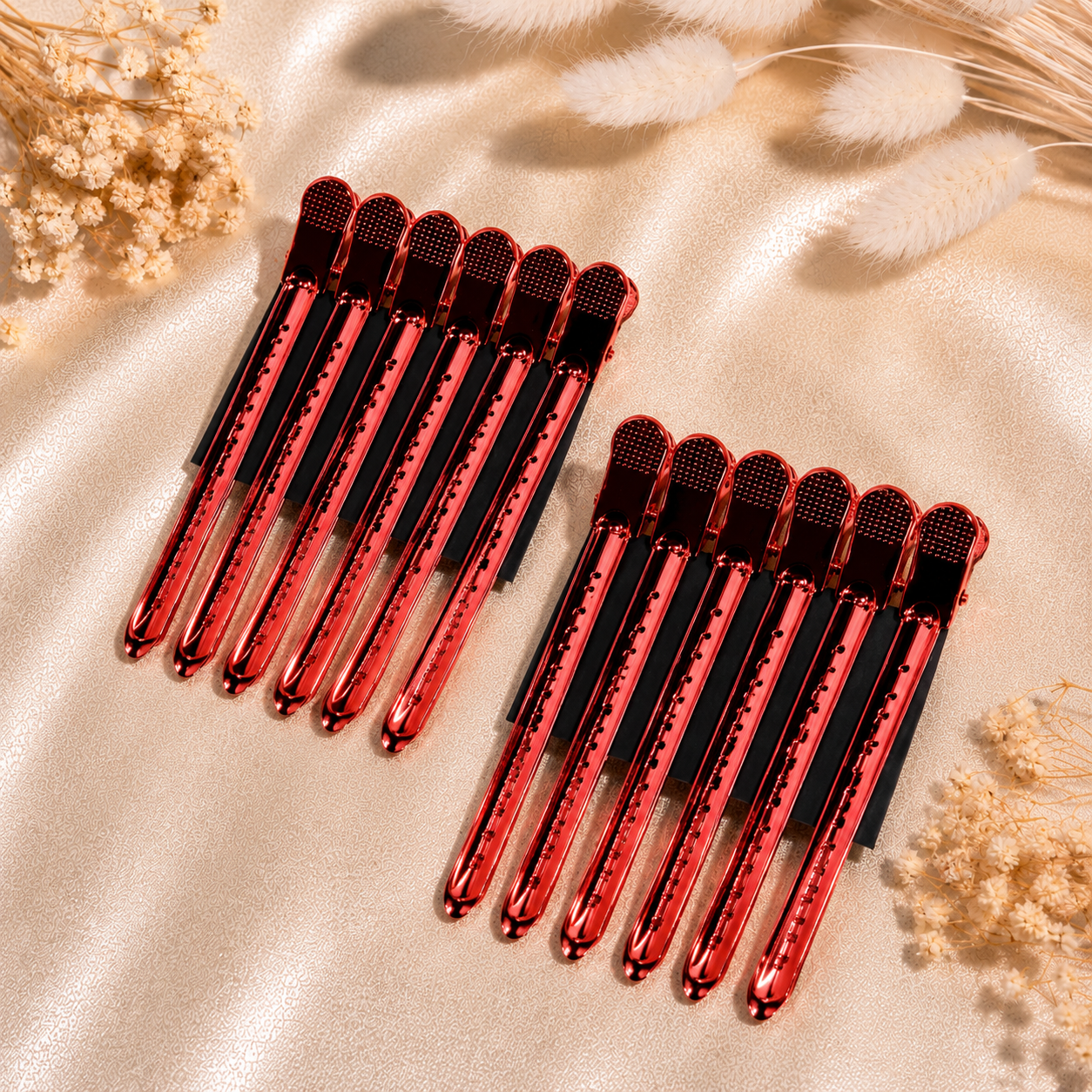 Premium Abteilklammern 12 Stück – Friseur Abteilclips
