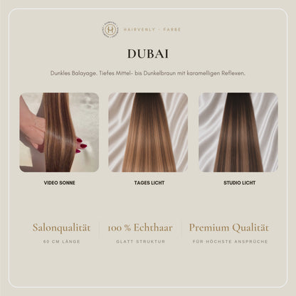 #DUBAI STANDARD RUSSISCHE TAPE EXTENSIONS GLATT ♡