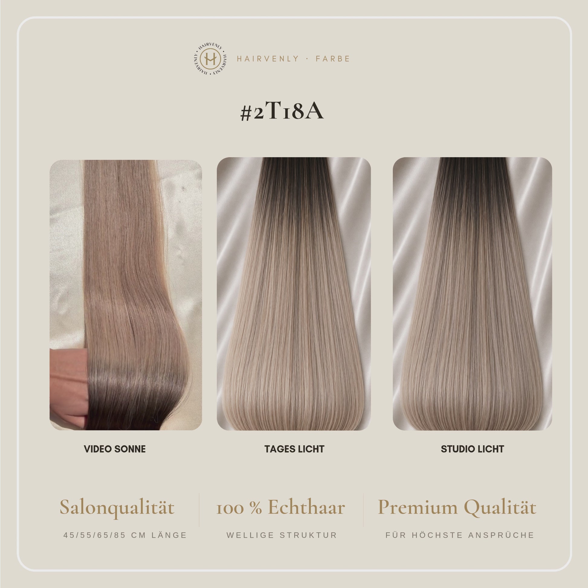 #2T18A US WELLIGE TAPE EXTENSIONS 85CM ♡