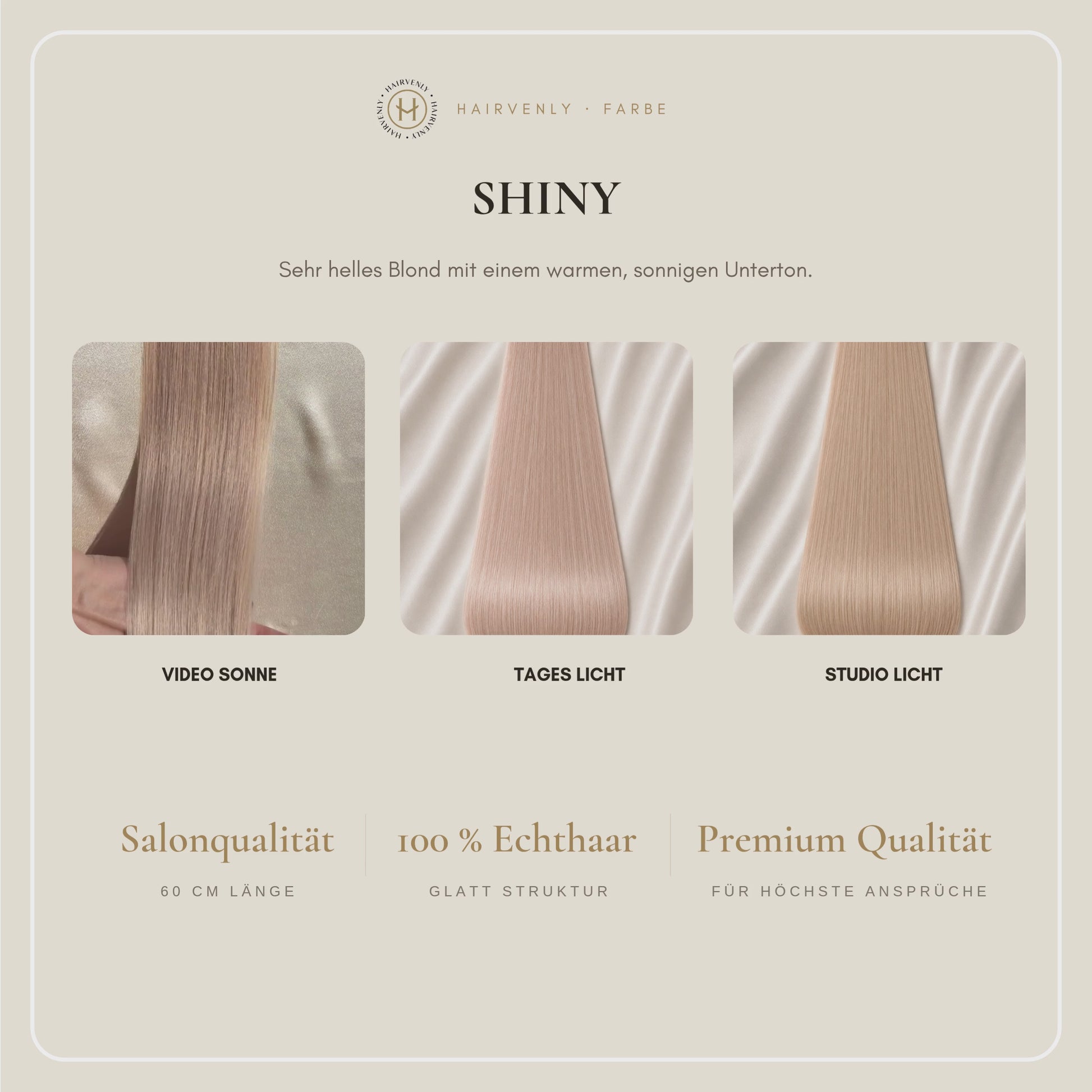 #SHINY STANDARD RUSSISCHE TAPE EXTENSIONS GLATT ♡