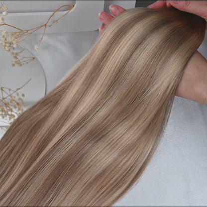 #LATTE BALAYAGE - INVISIBLE CLIP EXTENSIONS ♡