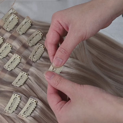 #BUTTER CREAM - INVISIBLE CLIP EXTENSIONS ♡