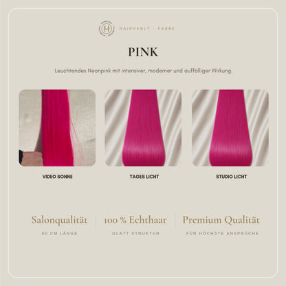 #PINK STANDARD RUSSISCHE TAPE EXTENSIONS GLATT ♡