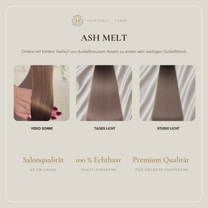 #ASH MELT STANDARD RUSSISCHE TAPE EXTENSIONS GLATT ♡