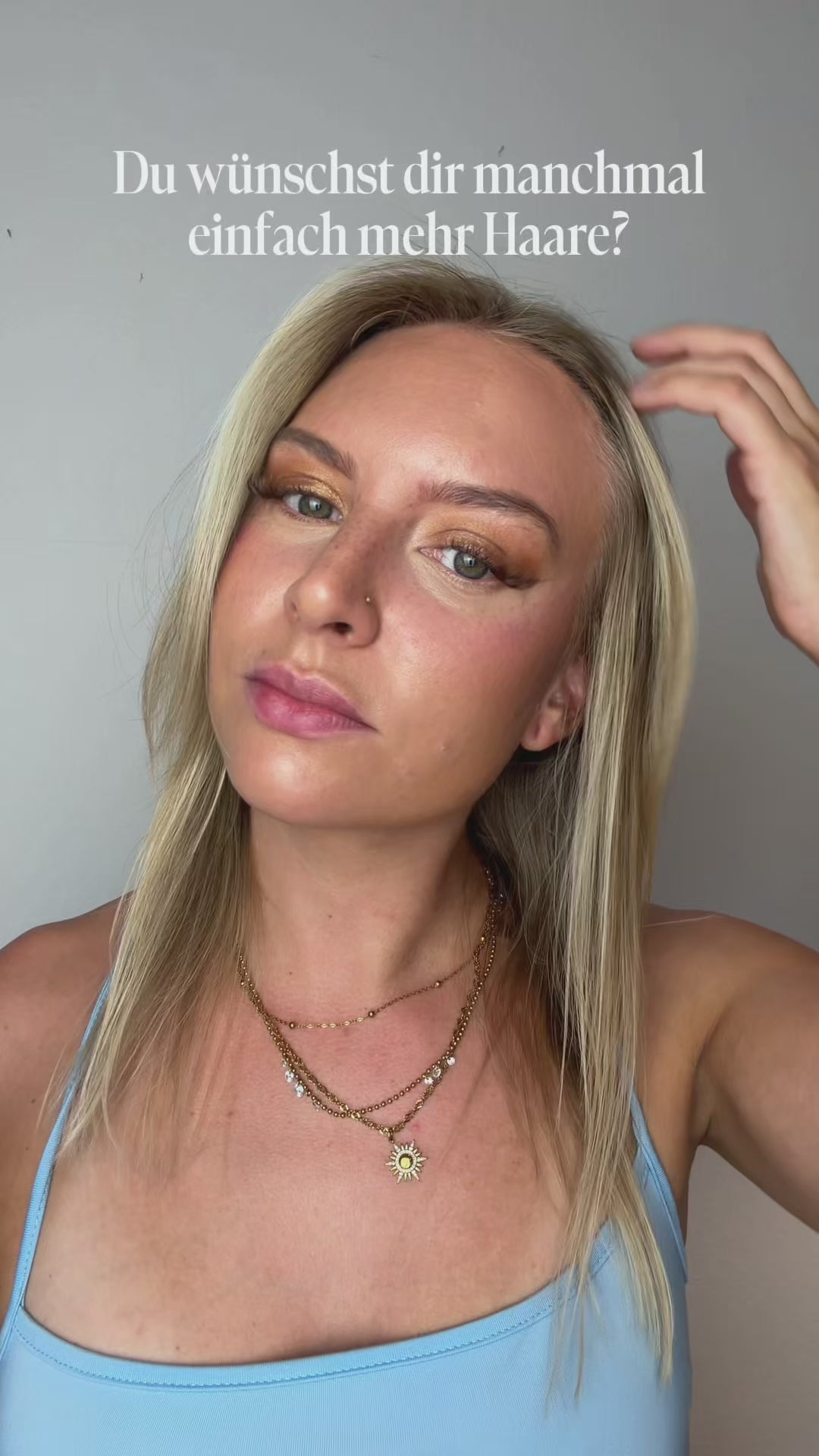 #Taupe Warmes Graubraun | Echthaar Invisible Clip Extensions 225g ♡